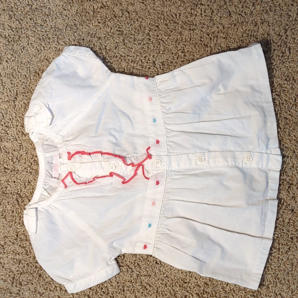 Janie and Jack Heart top, size 2T